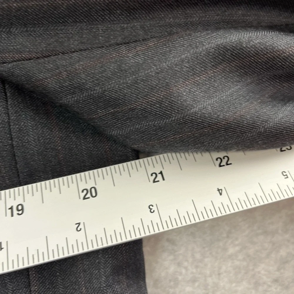 Banana Republic Pinstripe‎ Blazer Modern Slim Fit Men Gray Red Size 40R Wool